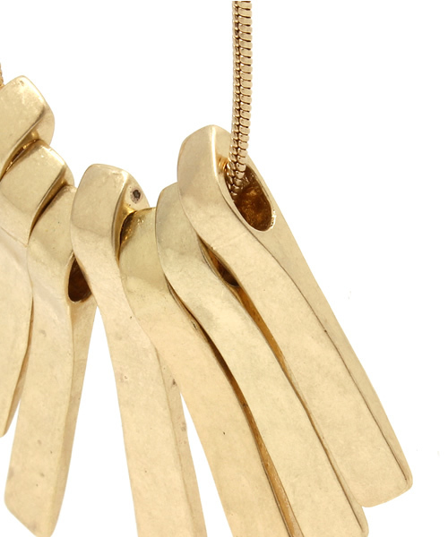 goa（ゴア）の「メタリックラインネックレス（ネックレス・レディース・ゴールド/シルバー・FREE）」の4枚目の写真