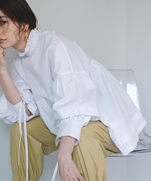 【chuclla】Tiered volume flared blouse sb-5 chw830