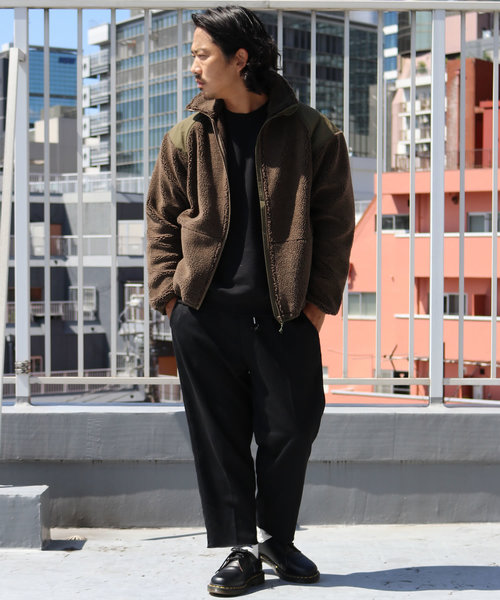 orSlow オアスロウ ジャケット ブルゾン ミリタリー ブラウン size2 orSlow（オアスロウ）の「orslow/オアスロウ FLEECE JACKET