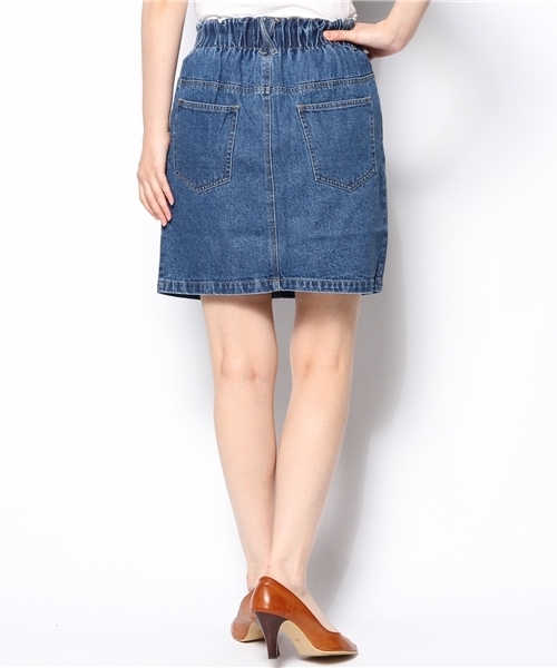 mystic(ミスティック)の「デニムタイトスカート(スカート・レディース・ネイビー/ホワイト/ブルー・1/2)」の7枚目の写真