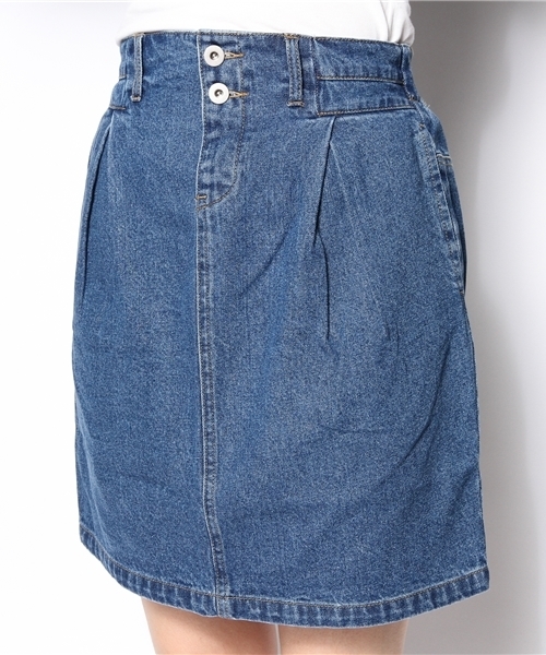 mystic(ミスティック)の「デニムタイトスカート(スカート・レディース・ネイビー/ホワイト/ブルー・1/2)」の8枚目の写真