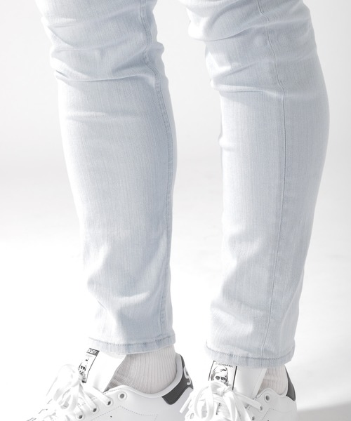 BAYFLOW（ベイフロー）の「デニムスキニーダメージ 20SS（デニムパンツ・メンズ・スカイブルー/ロイヤルブルー・32inch/30inch/28inch/31inch/29inch）」の13枚目の写真