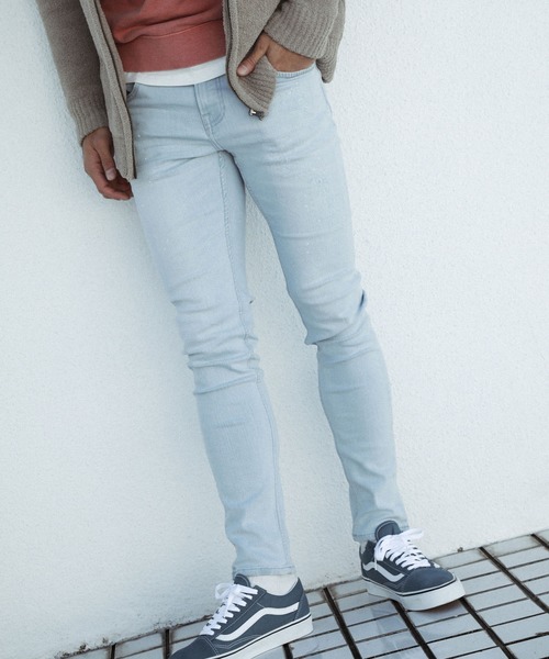 BAYFLOW（ベイフロー）の「デニムスキニーダメージ 20SS（デニムパンツ・メンズ・スカイブルー/ロイヤルブルー・32inch/30inch/28inch/31inch/29inch）」の22枚目の写真