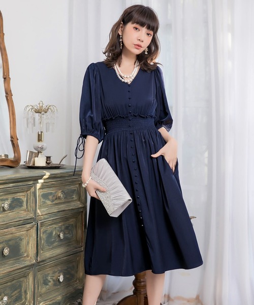 セール 結婚式 ドレス ワンピース ハイウエストシャーリング切替ミモレ丈ワンピース ドレス Dress Star ドレス スター のファッション通販 Zozotown セール 結婚式 ドレス ワンピース ハイウエストシャーリング切替ミモレ丈ワンピース ドレス Dress Star ドレス スター のファッション通販 Zozotown