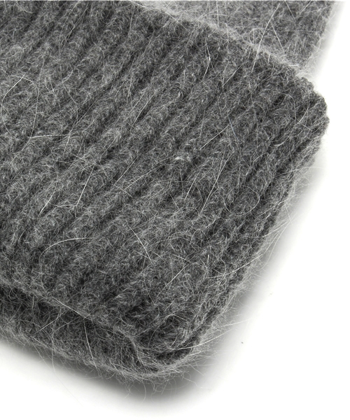 CIAOPANIC（チャオパニック）の「【Ciaopanic】アンゴラ混ニット帽（ニットキャップ/ビーニー・レディース・アイボリー/サックスブルー/ダークグレー/レッド/ピンク・FREE）」の10枚目の写真