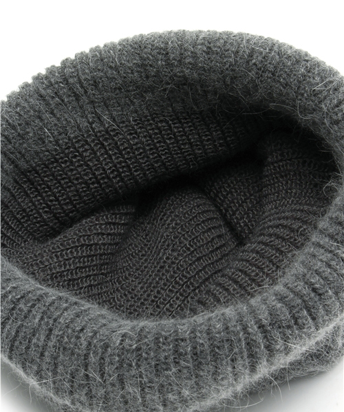 CIAOPANIC（チャオパニック）の「【Ciaopanic】アンゴラ混ニット帽（ニットキャップ/ビーニー・レディース・アイボリー/サックスブルー/ダークグレー/レッド/ピンク・FREE）」の11枚目の写真