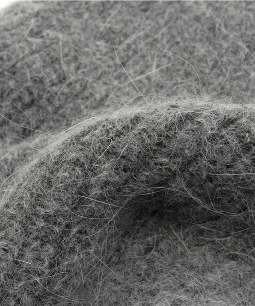 CIAOPANIC（チャオパニック）の「【Ciaopanic】アンゴラ混ニット帽（ニットキャップ/ビーニー・レディース・アイボリー/サックスブルー/ダークグレー/レッド/ピンク・FREE）」の6枚目の写真