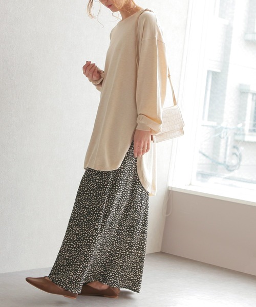 reca（レカ）の「ダルメシアン柄 ロングフレアスカート（スカート・レディース・ベージュ/ブラック・M）」の17枚目の写真