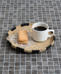 sarasa design（サラサデザイン）の「b2c シーグラス プレイスマット ラウンド ドット（キッチンツール・キッズ）」