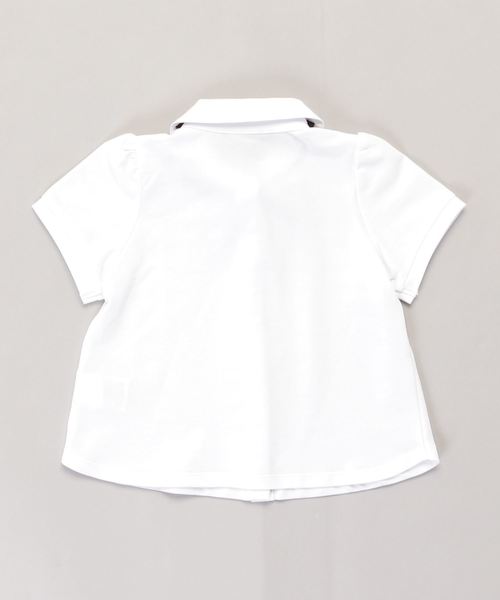 COMME CA ISM(コムサイズム)の「リボンタイ付き 半袖ブラウス (100-130cm)(シャツ/ブラウス・キッズ・ホワイト・120cm/130cm/110cm/100cm)」の8枚目の写真