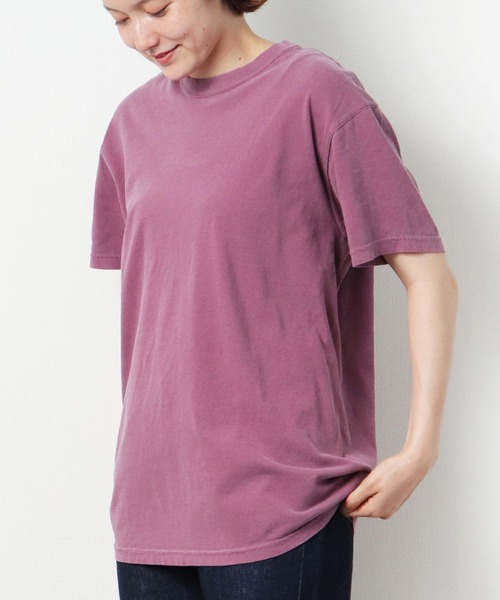 comfort colors(コンフォートカラーズ)の「【 COMFORT COLORS / コンフォート カラーズ 】 6.1オンス ガーメントダイTシャツ 1717(Tシャツ/カットソー・メンズ・ライトブルー/ライトグリーン/グレー/ホワイト/ピンク/オレンジ/ブラック/ブルー/パープル/マスタード/カーキ/ダークグリーン/バイオレット・LARGE/MEDIUM/SMALL/X-LARGE)」の9枚目の写真
