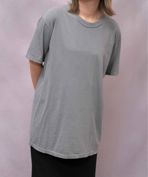 comfort colors(コンフォートカラーズ)の「【 COMFORT COLORS / コンフォート カラーズ 】 6.1オンス ガーメントダイTシャツ 1717(Tシャツ/カットソー・メンズ・ライトブルー/ライトグリーン/グレー/ホワイト/ピンク/オレンジ/ブラック/ブルー/パープル/マスタード/カーキ/ダークグリーン/バイオレット・LARGE/MEDIUM/SMALL/X-LARGE)」の1枚目の写真