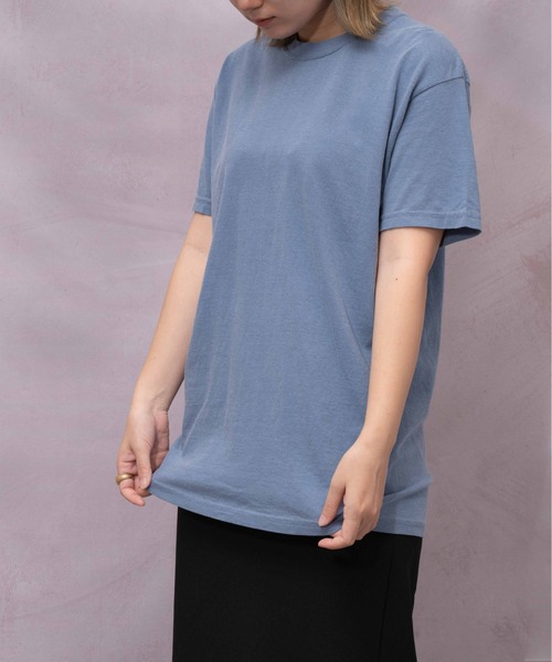 comfort colors(コンフォートカラーズ)の「【 COMFORT COLORS / コンフォート カラーズ 】 6.1オンス ガーメントダイTシャツ 1717(Tシャツ/カットソー・メンズ・ライトブルー/ライトグリーン/グレー/ホワイト/ピンク/オレンジ/ブラック/ブルー/パープル/マスタード/カーキ/ダークグリーン/バイオレット・LARGE/MEDIUM/SMALL/X-LARGE)」の8枚目の写真