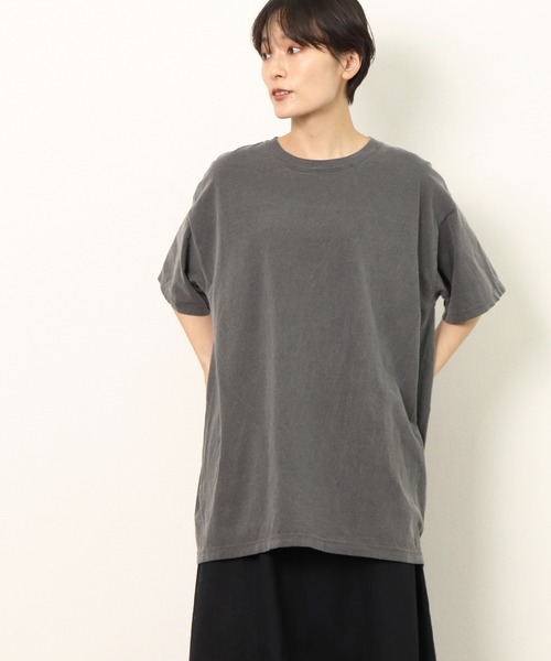 comfort colors(コンフォートカラーズ)の「【 COMFORT COLORS / コンフォート カラーズ 】 6.1オンス ガーメントダイTシャツ 1717(Tシャツ/カットソー・メンズ・ライトブルー/ライトグリーン/グレー/ホワイト/ピンク/オレンジ/ブラック/ブルー/パープル/マスタード/カーキ/ダークグリーン/バイオレット・LARGE/MEDIUM/SMALL/X-LARGE)」の3枚目の写真