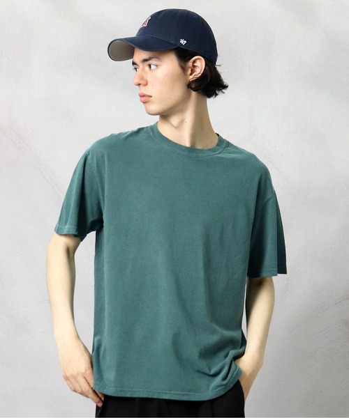 comfort colors(コンフォートカラーズ)の「【 COMFORT COLORS / コンフォート カラーズ 】 6.1オンス ガーメントダイTシャツ 1717(Tシャツ/カットソー・メンズ・ライトブルー/ライトグリーン/グレー/ホワイト/ピンク/オレンジ/ブラック/ブルー/パープル/マスタード/カーキ/ダークグリーン/バイオレット・LARGE/MEDIUM/SMALL/X-LARGE)」の4枚目の写真