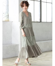fifth | フラワーレース2wayガウンワンピース(カーディガン/ボレロ)