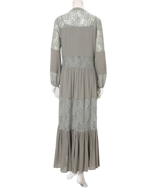 fifth(フィフス)の「フラワーレース2wayガウンワンピース(カーディガン/ボレロ・レディース・ホワイト/カーキ・MEDIUM)」の11枚目の写真