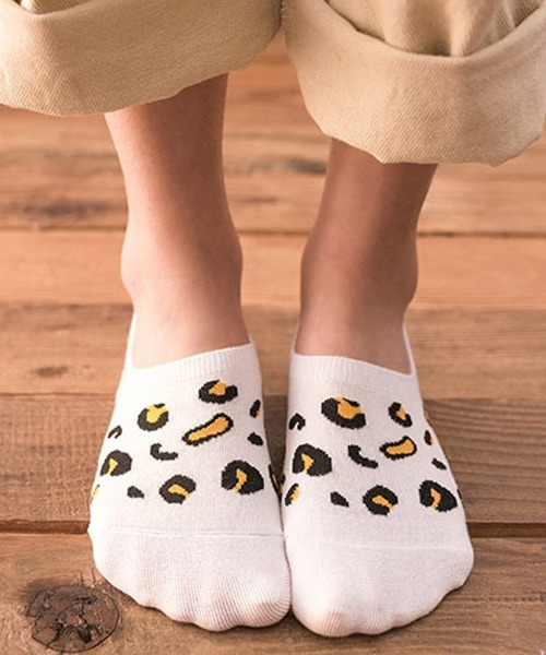 セール F D レオパードカバーソックス ソックス 靴下 Fun Daily ファンアンドデイリー のファッション通販 Zozotown