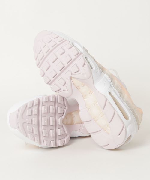 NIKE（ナイキ）の「NIKE/ナイキ ウィメンズ エアマックス95（スニーカー・レディース・ホワイト×ピンク・23cm/23.5cm/24cm/24.5cm/25cm/22.5cm）」の3枚目の写真