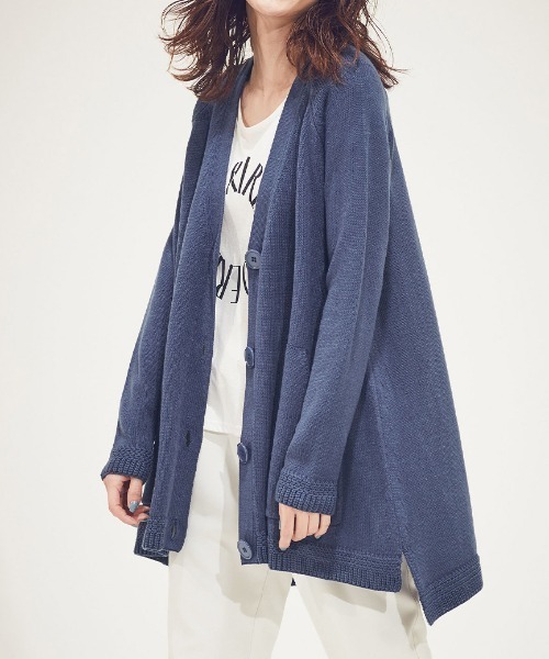 Ranan（ラナン）の「毛玉になりにくい！ゆるニットカーディガン（カーディガン/ボレロ）」 WEAR