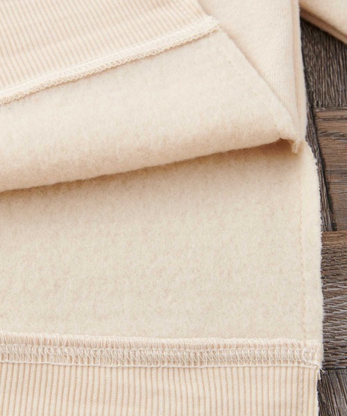 classicalelf（クラシカルエルフ）の「サイドスリットワイドパーカー(長袖)＆ロング丈レイヤード無地キャミソール２点セットアップ（パーカー・レディース・ライトカーキ/ベージュ/モカ/グレー/ブラック・LARGE/X-LARGE/MEDIUM）」の7枚目の写真