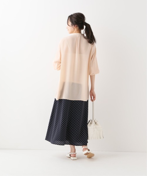 セール Silk Chere Silk シャツ ブラウス トップス タックブラウス シャツ ブラウス Iena イエナ のファッション