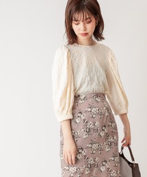 natural couture | ぽこぽこパフ2WAYトップス(Tシャツ/カットソー)