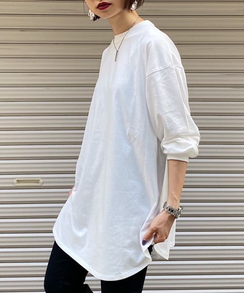 PAGEBOY（ページボーイ）の「BASICロンT（Tシャツ/カットソー・レディース・ブラウン/グレイッシュベージュ/オフホワイト/ブラック/イエロー系その他/グレー系その他・FREE）」の14枚目の写真