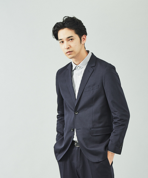 ABAHOUSE GRAY(アバハウスグレイ)の「【セットアップ対応/展開店舗限定】モクロディセットアップジャケット(テーラードジャケット・メンズ・グレー/ネイビー/ブルー系その他・44/46/48/50)」の3枚目の写真