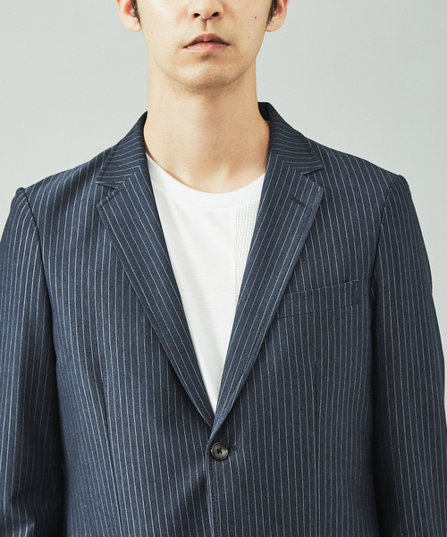 ABAHOUSE GRAY(アバハウスグレイ)の「【セットアップ対応/展開店舗限定】モクロディセットアップジャケット(テーラードジャケット・メンズ・グレー/ネイビー/ブルー系その他・44/46/48/50)」の7枚目の写真