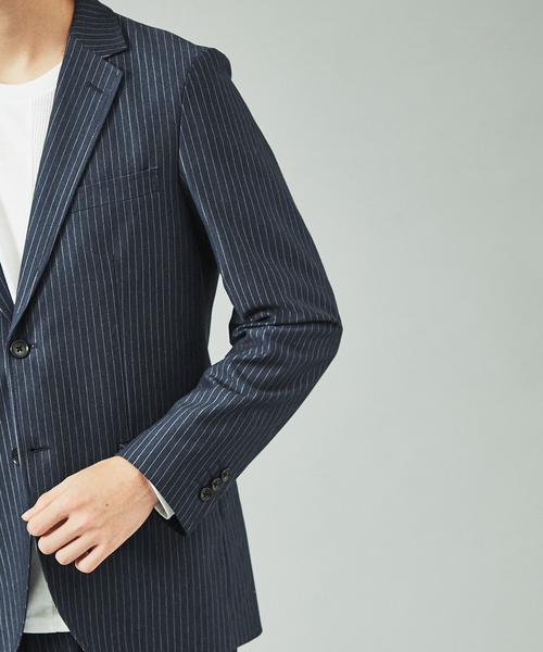 ABAHOUSE GRAY(アバハウスグレイ)の「【セットアップ対応/展開店舗限定】モクロディセットアップジャケット(テーラードジャケット・メンズ・グレー/ネイビー/ブルー系その他・44/46/48/50)」の8枚目の写真