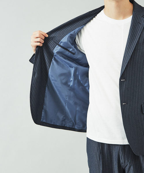 ABAHOUSE GRAY(アバハウスグレイ)の「【セットアップ対応/展開店舗限定】モクロディセットアップジャケット(テーラードジャケット・メンズ・グレー/ネイビー/ブルー系その他・44/46/48/50)」の14枚目の写真