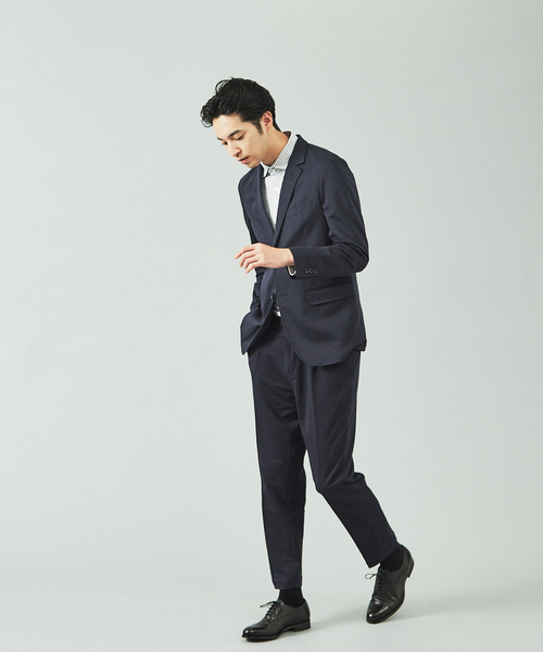 ABAHOUSE GRAY(アバハウスグレイ)の「【セットアップ対応/展開店舗限定】モクロディセットアップジャケット(テーラードジャケット・メンズ・グレー/ネイビー/ブルー系その他・44/46/48/50)」の17枚目の写真