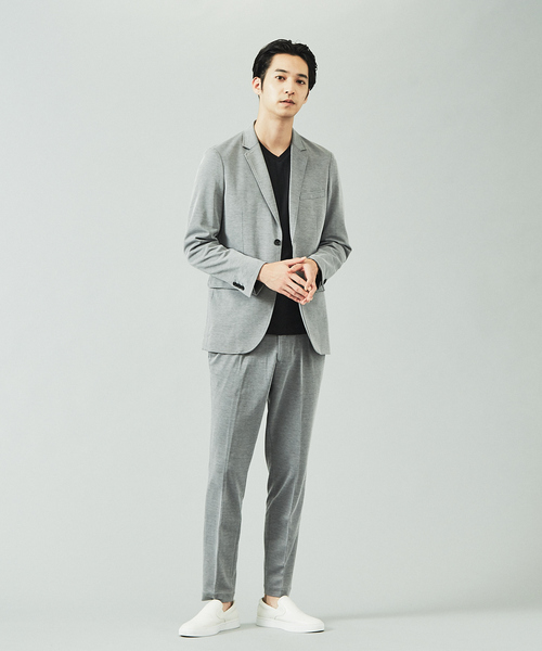 ABAHOUSE GRAY(アバハウスグレイ)の「【セットアップ対応/展開店舗限定】モクロディセットアップジャケット(テーラードジャケット・メンズ・グレー/ネイビー/ブルー系その他・44/46/48/50)」の20枚目の写真