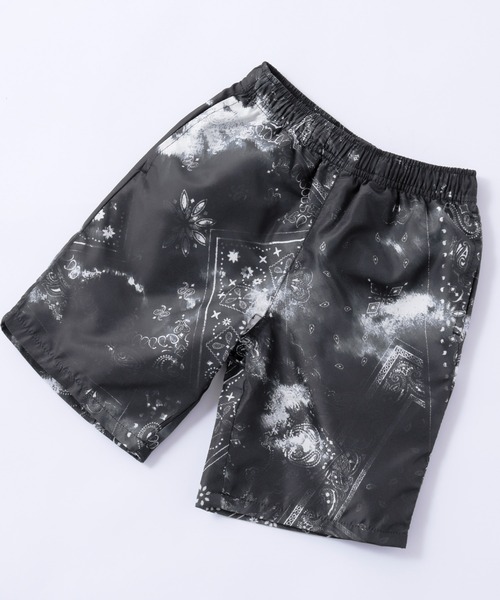 SHISKY(シスキー)の「SHISKY / シスキー プリント ハーフパンツ 撥水加工 キッズ(その他パンツ・キッズ・ブラック系その他/ブラック/ネイビー/モカ/レッド/ブルー・130/110/120/140/160/150)」の2枚目の写真