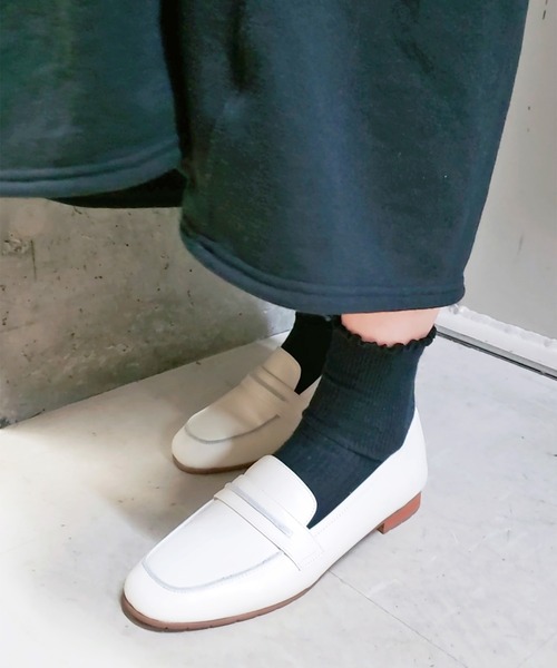 あしながおじさん(アシナガオジサン)の「ぺたんこソフトローファー / あしながおじさん(パンプス・レディース・アイボリー/ブラック/ブラウン・24.0cm/22.5cm/23.5cm/24.5cm/23.0cm)」の20枚目の写真