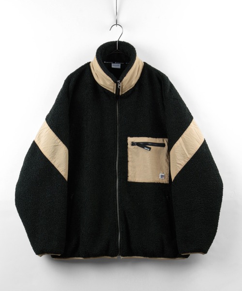 CONVERSE(コンバース)の「【CONVERSE/コンバース】オールスター ルーズシルエット スタンド ボアジャケット(ブルゾン・メンズ・ブラック/ベージュ・M/L)」の19枚目の写真