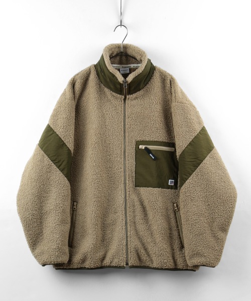 CONVERSE(コンバース)の「【CONVERSE/コンバース】オールスター ルーズシルエット スタンド ボアジャケット(ブルゾン・メンズ・ブラック/ベージュ・M/L)」の20枚目の写真