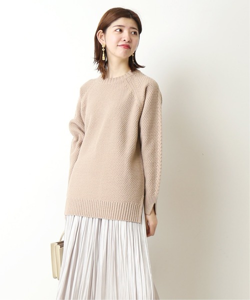 Simplicite（サンプリシテ）の「ハイバルカノコ プルオーバー◆（ニット/セーター・レディース・ブラウン/ベージュ/モスグリーン/ブルー系その他・FREE）」の10枚目の写真