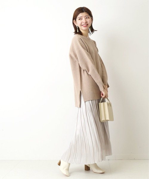 Simplicite（サンプリシテ）の「ハイバルカノコ プルオーバー◆（ニット/セーター・レディース・ブラウン/ベージュ/モスグリーン/ブルー系その他・FREE）」の11枚目の写真