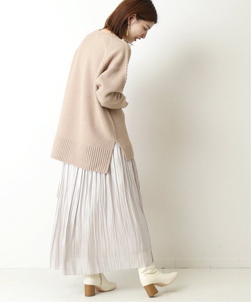 Simplicite（サンプリシテ）の「ハイバルカノコ プルオーバー◆（ニット/セーター・レディース・ブラウン/ベージュ/モスグリーン/ブルー系その他・FREE）」の12枚目の写真