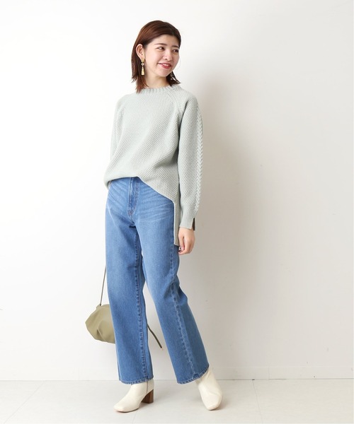 Simplicite（サンプリシテ）の「ハイバルカノコ プルオーバー◆（ニット/セーター・レディース・ブラウン/ベージュ/モスグリーン/ブルー系その他・FREE）」の13枚目の写真