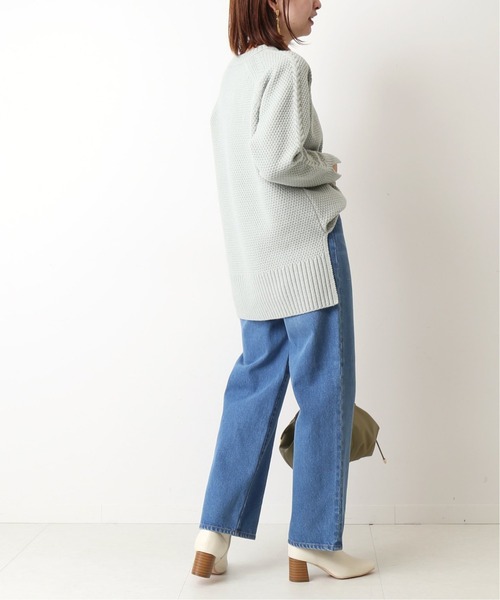 Simplicite（サンプリシテ）の「ハイバルカノコ プルオーバー◆（ニット/セーター・レディース・ブラウン/ベージュ/モスグリーン/ブルー系その他・FREE）」の15枚目の写真