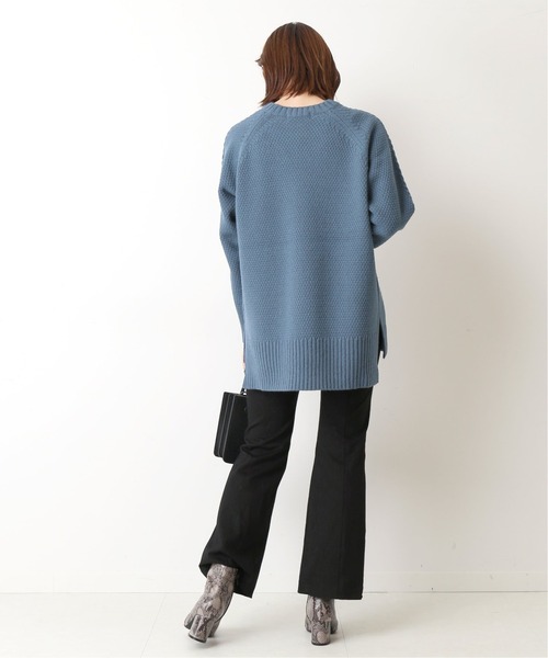 Simplicite（サンプリシテ）の「ハイバルカノコ プルオーバー◆（ニット/セーター・レディース・ブラウン/ベージュ/モスグリーン/ブルー系その他・FREE）」の20枚目の写真