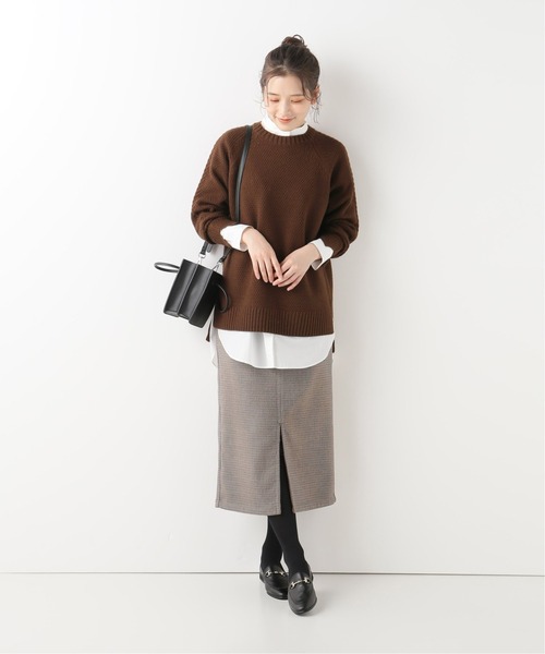 Simplicite（サンプリシテ）の「ハイバルカノコ プルオーバー◆（ニット/セーター・レディース・ブラウン/ベージュ/モスグリーン/ブルー系その他・FREE）」の22枚目の写真