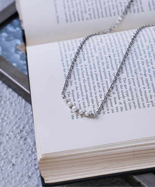 shiki tokyo(シキトウキョウ)の「combination pearl necklace / コンビネーションパールネックレス(ネックレス・メンズ・シルバー・FREE)」の18枚目の写真