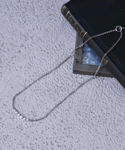 shiki tokyo(シキトウキョウ)の「combination pearl necklace / コンビネーションパールネックレス(ネックレス・メンズ・シルバー・FREE)」の16枚目の写真