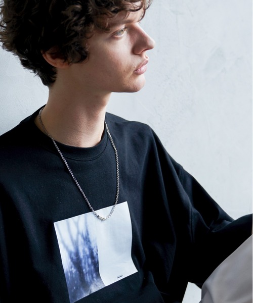 shiki tokyo(シキトウキョウ)の「combination pearl necklace / コンビネーションパールネックレス(ネックレス・メンズ・シルバー・FREE)」の3枚目の写真