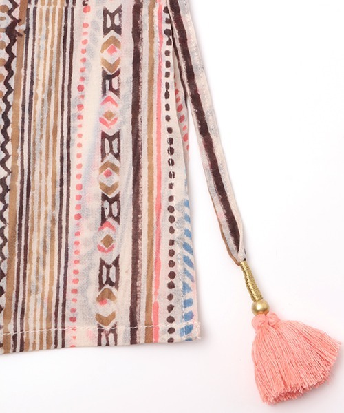 チチカカ(チチカカ)の「ナバホストライプブロックスカート(スカート・レディース・アイボリー/グリーン/ネイビー・FREE)」の16枚目の写真