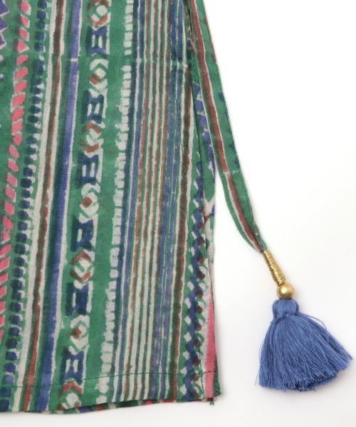 チチカカ(チチカカ)の「ナバホストライプブロックスカート(スカート・レディース・アイボリー/グリーン/ネイビー・FREE)」の17枚目の写真